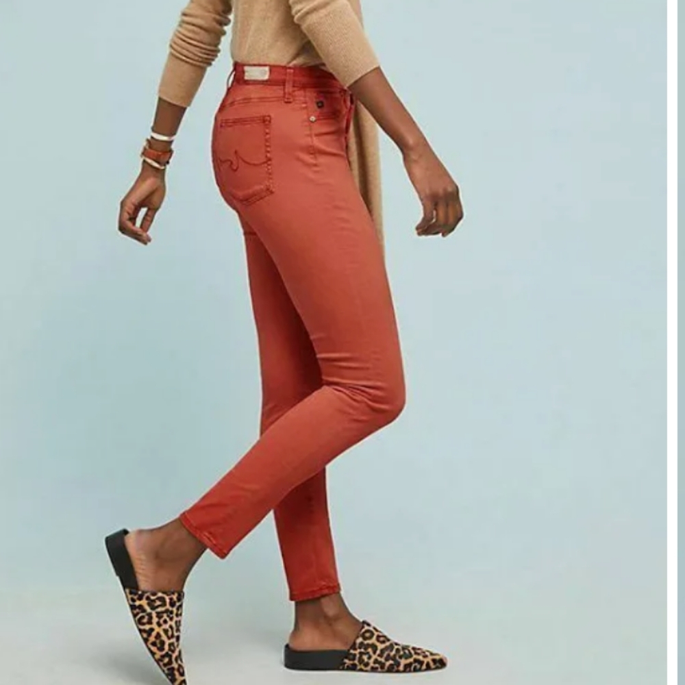 AG The High Rise Super Skinny Abbey Ankle Anthropologie